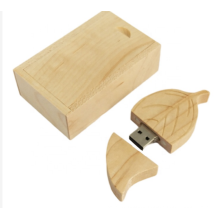 Novelty  Bamboo Walnut Maple Wood Usb Flash Drives With Custom Logo For Wedding Gifts